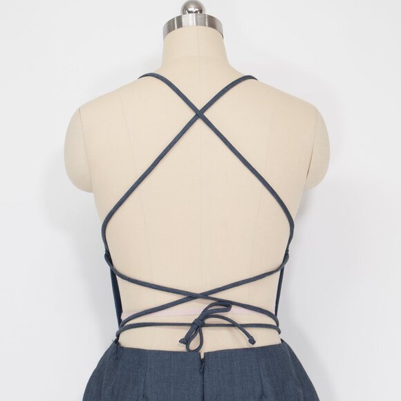 Marc Jacobs Vintage Wool & Mohair Strappy Midi Dress - Picture 4 of 5